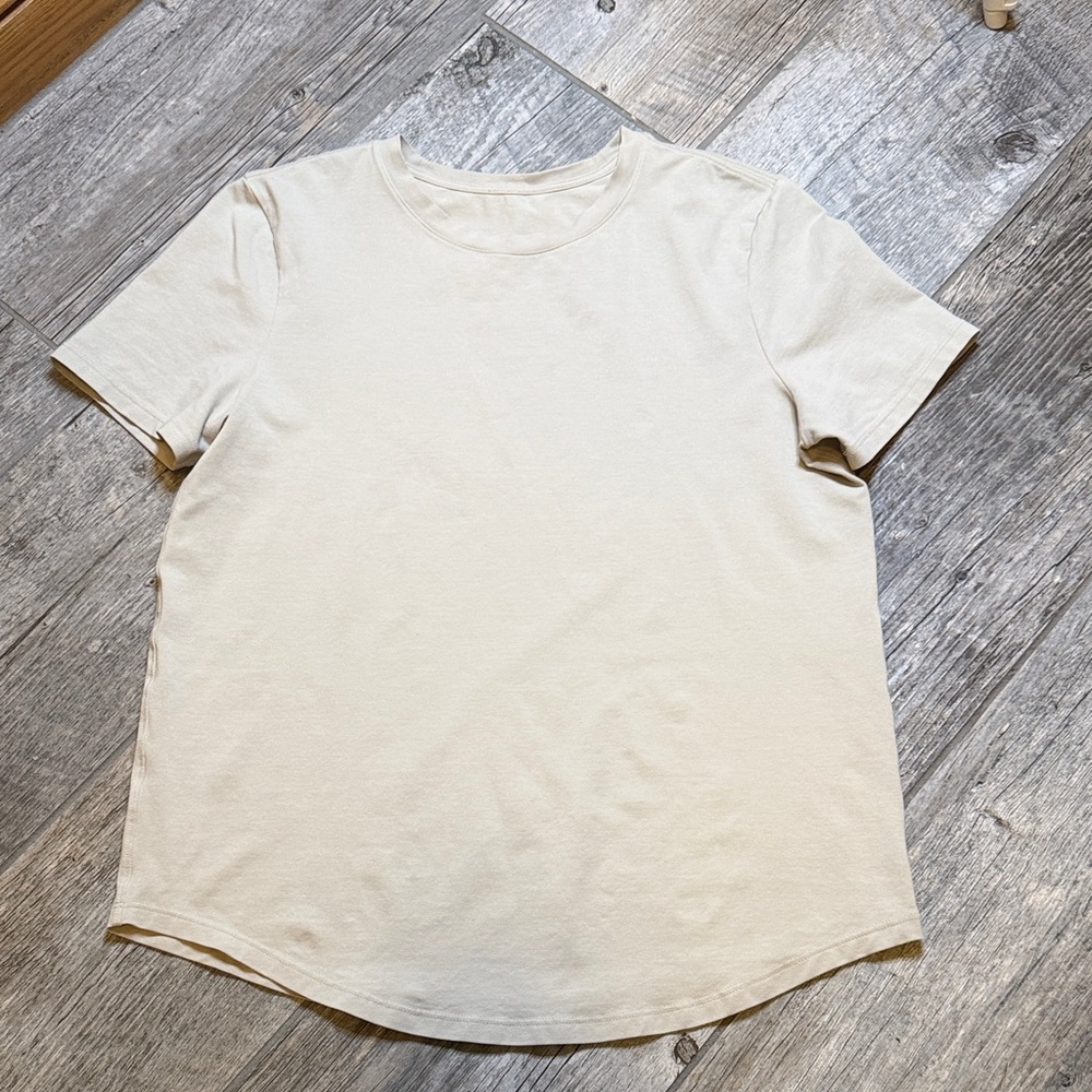 Lululemon Love Crewneck Tan Short Sleeve Tee